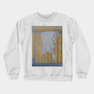 Humorous still life art of nightie the dog tore Crewneck Sweatshirt